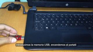 Solucion booteo portatil HP desde USB [upl. by Egiarc552]