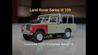 Cararama 172 Land Rover Series III 109  Complete Set of 10 [upl. by Mamoun]