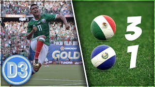 MEXICO vs EL SALVADOR  Resumen  Goles ★ 09Jul2017 ★ D3D2 [upl. by Gualtiero535]