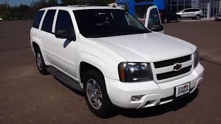 2007 Chevrolet Trailblazer LT 4WD Summit White H18017B [upl. by Renner]