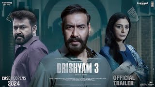 Drishyam 3 OFFICIAL TRAILER  Ajay Devgn Akshaye Khanna Tabu Shriya Saran Abhishek Pathak Bhushan K [upl. by Swenson544]