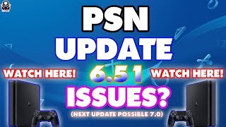 PS4 651 90 SYSTEM SOFTWARE UPDATE ERROR PROBLEM  NEXT UPDATE FOR FIX [upl. by Alcine]