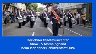 Iserlohner Stadtmusikanten  Show amp Marchingband beim Iserlohner Schützenfest 2024 [upl. by Nirrok]