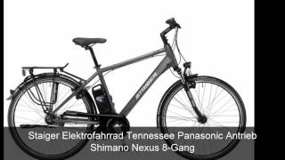 Staiger Elektrofahrrad Tennessee Panasonic Antrieb Shimano Nexus 8Gang [upl. by Yendirb682]