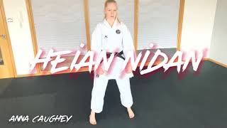 Heian Nidan  Red belt Kata  8th Kyu [upl. by Nostets508]