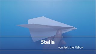 Ein einfacher Papierflieger mit über 50 m Reichweite Stella von Jack the Flyboy [upl. by Iderf]