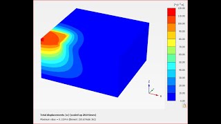 Plaxis 3D V20 Tutorial 1 Foundation in overconsolidated clay Case B Raft Foundation [upl. by Caine716]