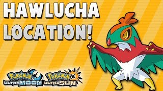 Where to Catch Hawlucha 96 in Pokemon Ultra Sun and Ultra Moon Location [upl. by Bryon139]