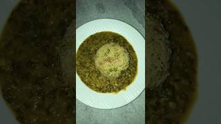 Homemade alu matar walay chawal with Daal maash  tasty food  lifewithSheenlm9yp [upl. by Arymat]