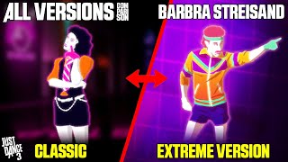 COMPARING BARBRA STREISAND  CLASSIC x EXTREME  JUST DANCE 3 [upl. by Ely93]