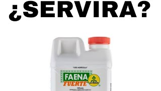 Herbicida Faena Fuerte PRUEBA DE QUE SI FUNCIONA Y COMO USAR  ¿EL MEJOR HERBICIDA DEL MERCADO [upl. by Afesoj]