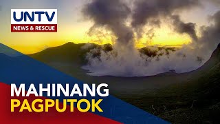 Mahinang pagputok ng Bulkang Taal muling naitala ngayong Hulyo 7 [upl. by Alexandre879]