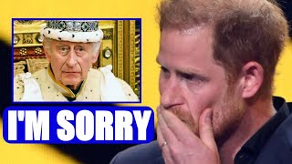 IM SORRY🔴 Harry EXPRESSES His DEEPLY REGRETS To King Charles For LEAVING Royal Family [upl. by Wilhide]