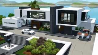 The Sims 3 Seaside Modern House NO CC [upl. by Alyson]