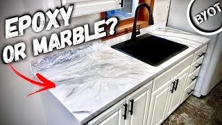 DIY Kitchen Countertop Makeover [upl. by Lionello]