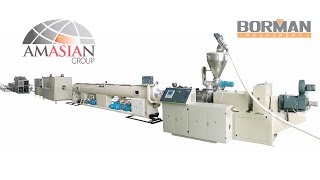 Borman Machinery Línea Para Fabricar Tubos De PVC [upl. by Myron]