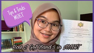 Tips amp Tricks MUET  How I Got Band 5 [upl. by Ellertnom]