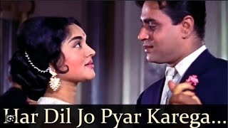 Har Dil Jo Pyar Karega Sangam 1964 Lata Mangeshkar Mukesh Mahendra Kapoor [upl. by Pals]