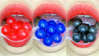 asmr COLOR POPPING BOBA eating sounds [upl. by Towroy]