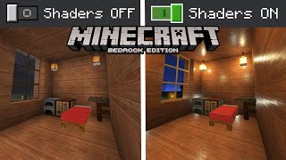 Its Official SHADERS Are Coming To Minecraft Bedrock FULL TUTORIAL HOW TO USE SHADERS RIGHT NOW [upl. by Akinimod]