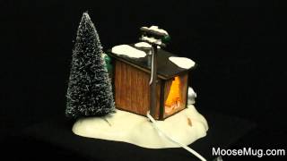 Department 56 Christmas Vacation Snow Village Griswold Sled Shack [upl. by Jarlen583]