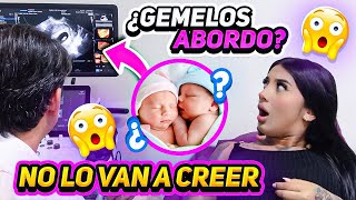 ¿GEMELOS A BORDO  MI PRIMERA ECOGRAFÍA 🤰🏻😱 [upl. by Anrehs]