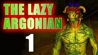 Skyrim Walkthrough of THE LAZY ARGONIAN  Part 1 Horse Thief Rift Run [upl. by Airdnax]