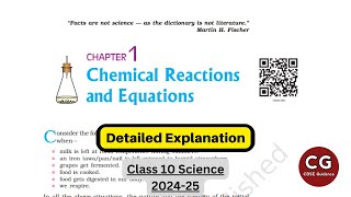 Chemical Reactions and Equations Class 10 Chapter 1 Full Chapter One Shot Explanation [upl. by Silrak]