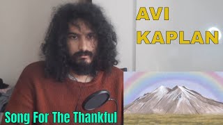 Avi Kaplan  Song For The Thankful Reaction [upl. by Hyland]