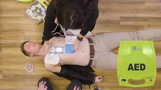 Zoll AED Plus  CPRAED Training [upl. by Eenafit]