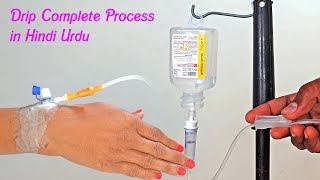 How to perform iv drip infusion easily at home  IV Drip infusion procedure [upl. by Alakcim58]