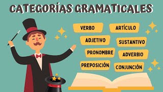 Categorías gramaticales con ejemplos ✍🏻 [upl. by Reginald254]