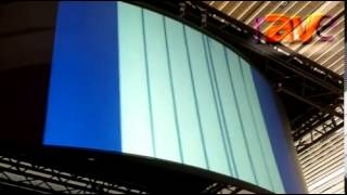 ISE 2013 Gerriets Shows Off Their Black Projector Screen [upl. by Aaron]