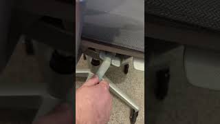 Haworth Zody chair tension lever issue [upl. by Nongim]