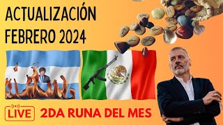 prediccionesastrologicas Actualización febrero2024 argentina y mexico 2da runa [upl. by Werner]