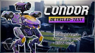 WR 🔥 CONDOR Shield amp Healing amp BIW Test – Mk3 Guide amp Gameplay  War Robots [upl. by Allevon]