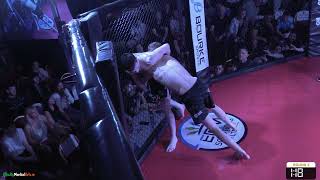 Damien McGuigan vs Shea Cleland  Cage Conflict 13 MayHem [upl. by Llyrpa660]