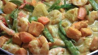 Karibisches SüßkartoffelCurry mit Shrimps [upl. by Auston]