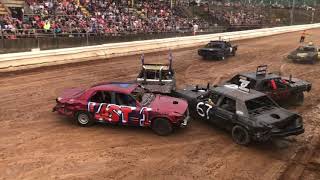 Bedford County Fair Fullsize Demolition Derby Feature 2021 [upl. by Bickart]