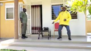 Museveni dancing [upl. by Ketty]