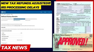 2024 IRS TAX REFUND UPDATE  New Refunds Approved Delays Codes 570 971 Tax Return Holds [upl. by Airbma]