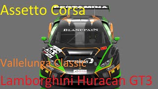 Assetto Corsa Lamborghini Huracan GT3 Vallelunga Classic [upl. by Ardnuahc]