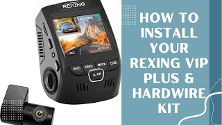 Rexing V1P Plus Dash Cam Install 2021 Ram 1500 [upl. by Keffer]