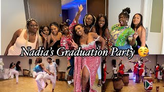 MY GRADUATION PARTY VLOG [upl. by Urbana]