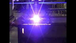 Messer quotDELTAquot Plasma Bevel Cutting with Hypertherm HPR400XD [upl. by Adnileb]