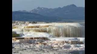 MammoTH HoT SpRiNG aReA  YeLLowSToNE NaTioNaL PaRK [upl. by Kristopher]