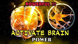 POWERFUL  STIMULATE Your BRAIN NEURONS  GAMMA Brainwave To Activate BRAIN POWER Binaural Beats [upl. by Ashia]