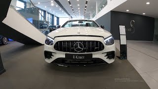 2021 MercedesBenz E53 AMG Cabriolet 429hp  POV Visual Review Engine sound [upl. by Ahtelat]