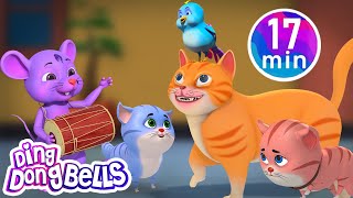 Meow meow cartoon songs 🐱🐈  More Hindi amp Hindi Rhymes for Children  Ding Dong Bells [upl. by Sower]