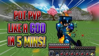 How to Become God At Netherite Pot PVP In Minecraft How To Crit Chain How to Crit Spam How to PVP [upl. by Yensehc509]